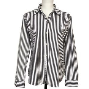 Lauren Ralph Lauren Striped Shirt Lg